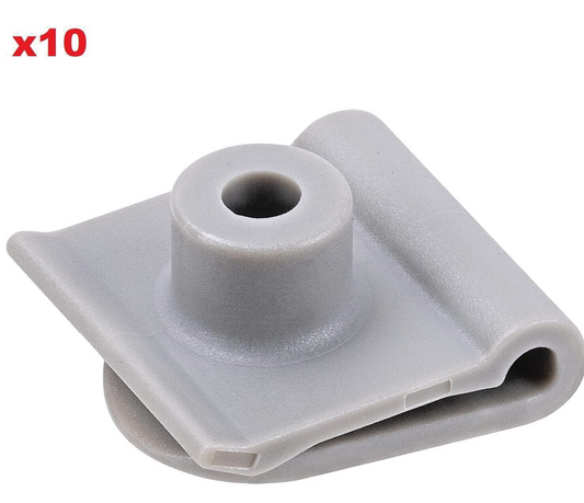 MAZDA Wheel Arch Splash Guard Undertray Bumper Trim clips x10 #OEN C27450133 MX50