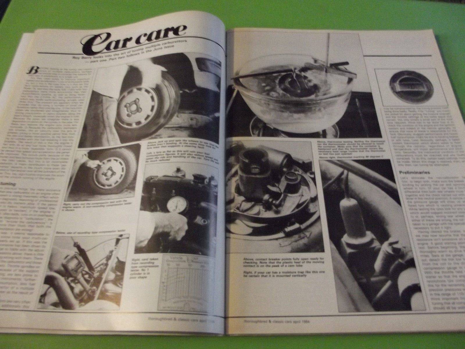 THOROUGHBRED AND CLASSIC CARS MAGAZINE APRIL 1984 #C43