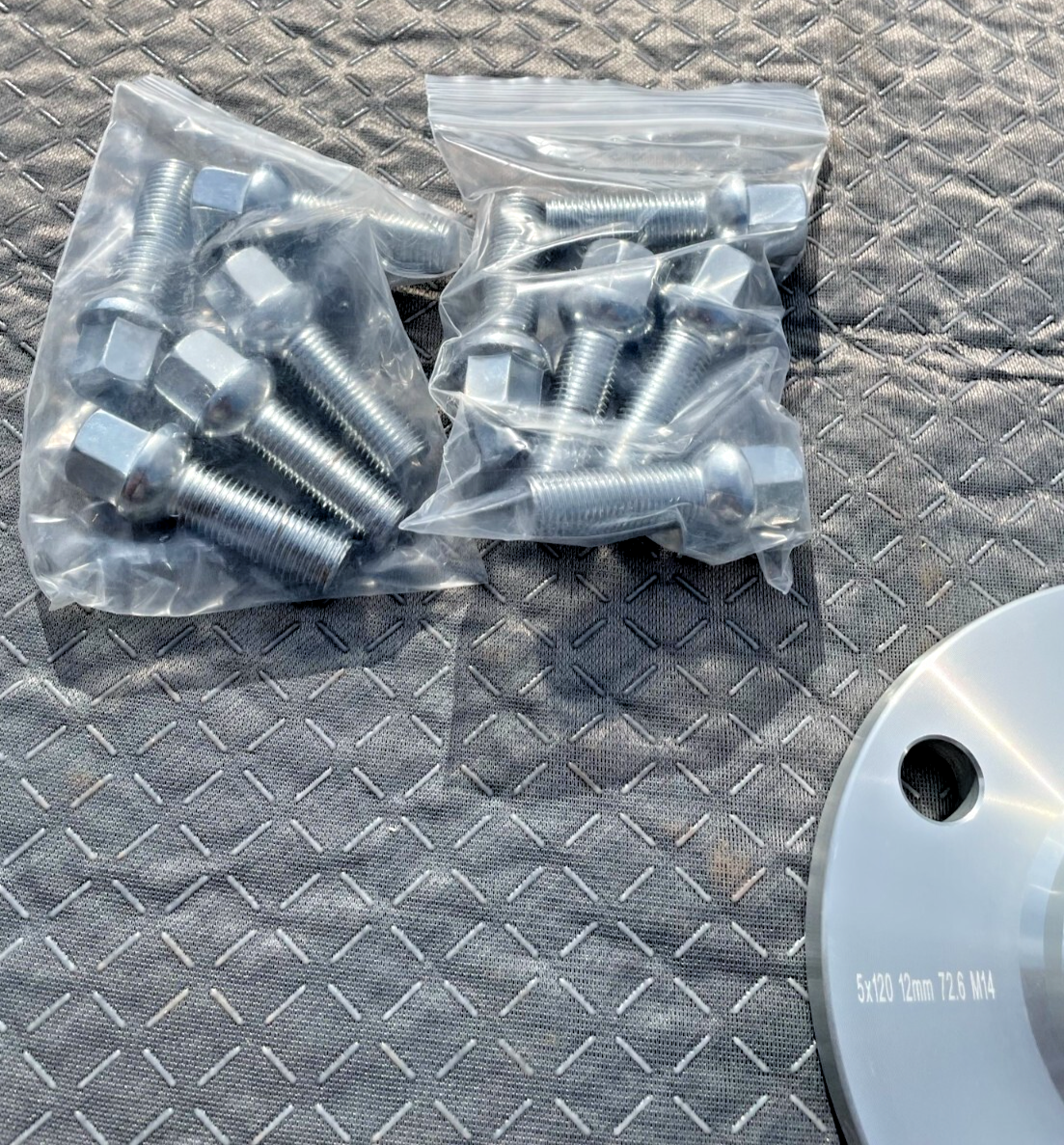 BMW Wheel Spacers 12mm 4x Hubcentric with Extended Bolts Suit all F & G Series .2