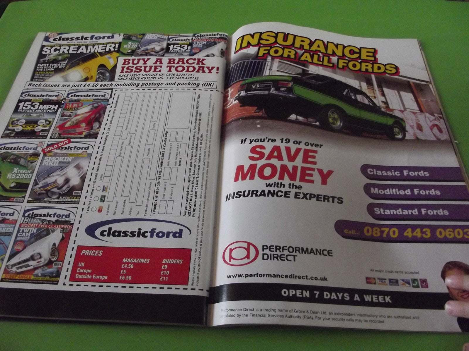 CLASSIC FORD MAGAZINE OCTOBER 2006  #C56