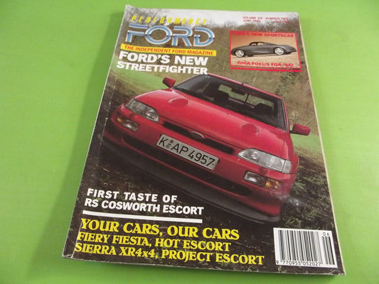 PERFORMANCE FORD MAGAZINE JUNE 1992 #C50