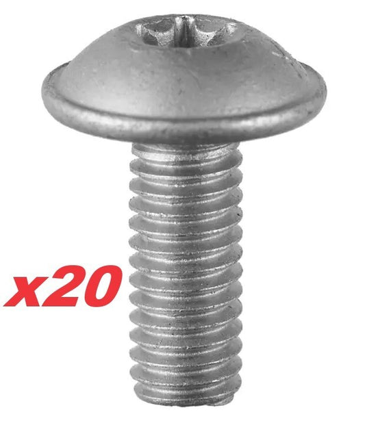 MERCEDES BENZ TORX SCREWS METAL BOLT M6 x 16mm OEM N000000001476 x200