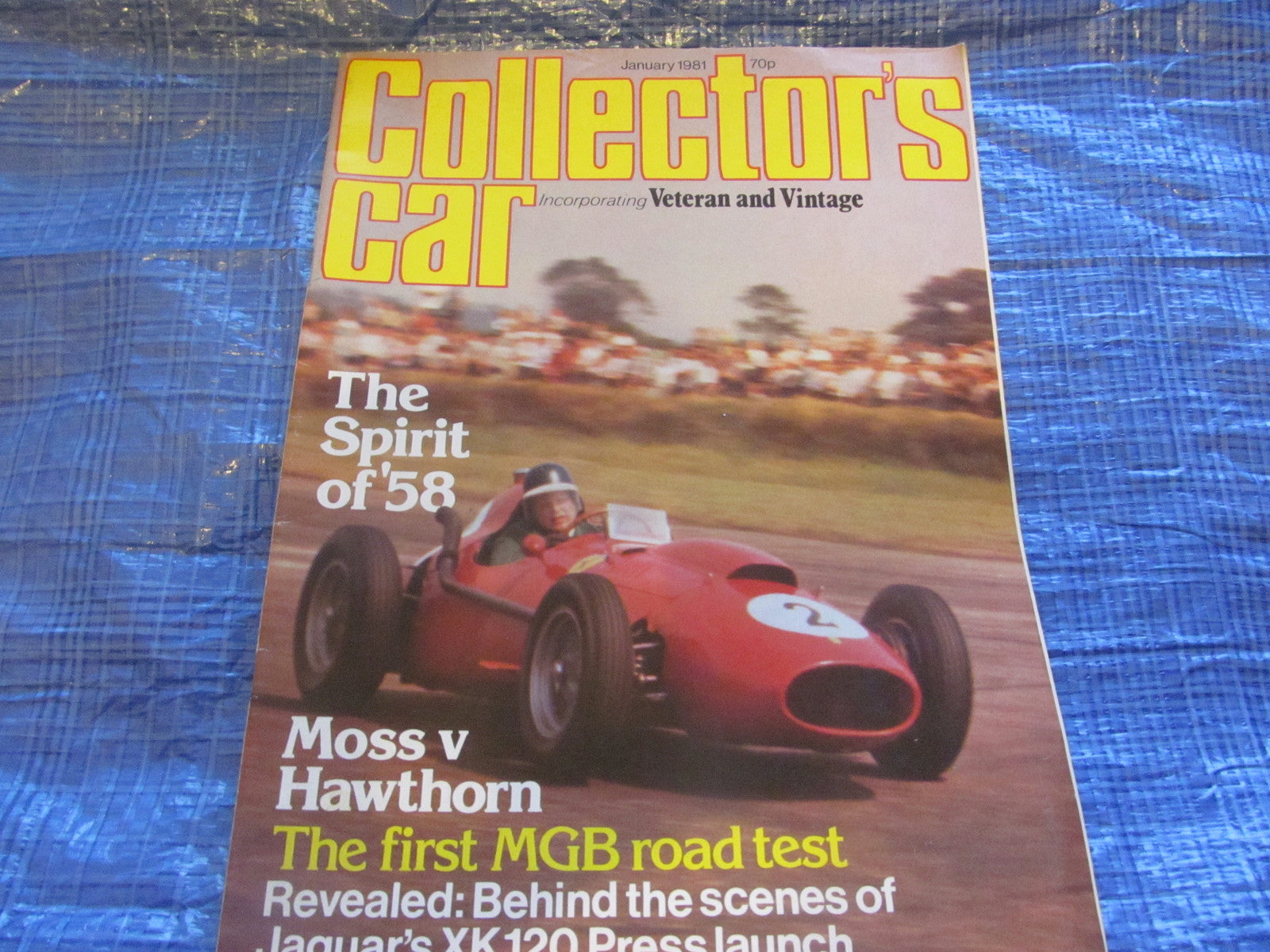 1981 JANUARY COLLECTORS CAR MAGAZINE / RALLY RILEY MGB TEST XK120 LAUNCH  #bk10