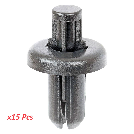 Motorbike Fairing Panel 5mm Plastic Rivet Trim Clips x15 Pcs Honda Yamaha Suzuki0