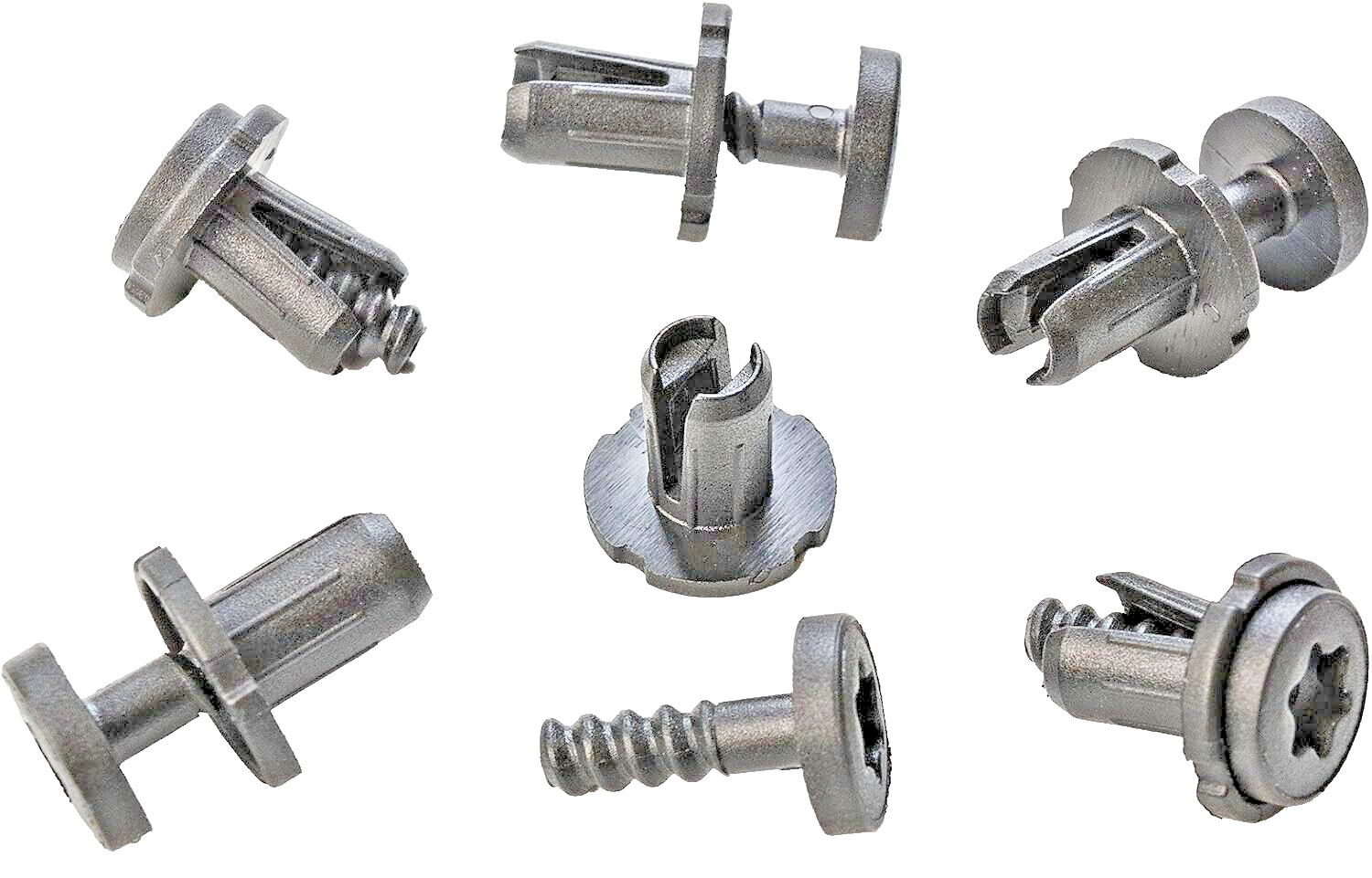 AUDI Torx Head Plastic Screw Fit Trim Rivet x10 Pcs - 7L686830720