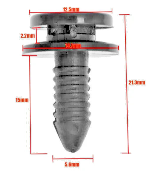 INTERIOR TRIM PANEL MOUNTING FASTENER CLIP - V.A.G VW SEAT SKODA Many Models x106