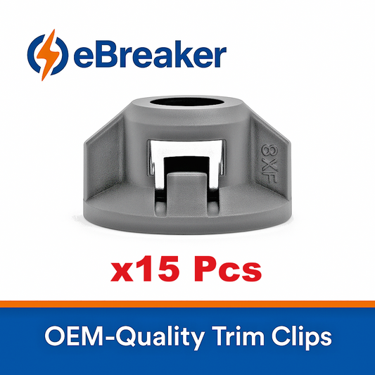 LEXUS Wheel Arch Liner Fixing Clip Plastic Wing Nut Black Prius Rav 4 C-HR 15 pc0