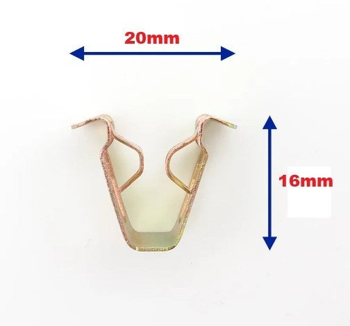 AUDI Interior Door Sill Pillar Trim Consol Panel Metal Clip Fasteners -  Pack 151