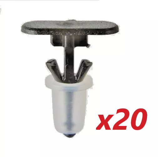 Weatherstrip Seal Trim Clips VW Volkswagen 20 Pcs 1H08377190