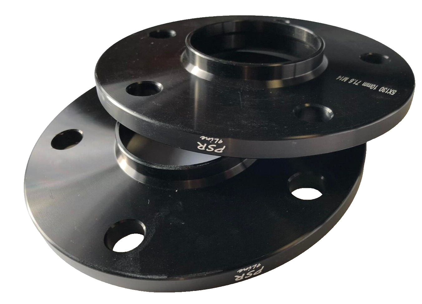 Porsche Wheel Spacers 15mm + Extended AF Bolts Set Of 2 in Black 5x130 PSR9Line11