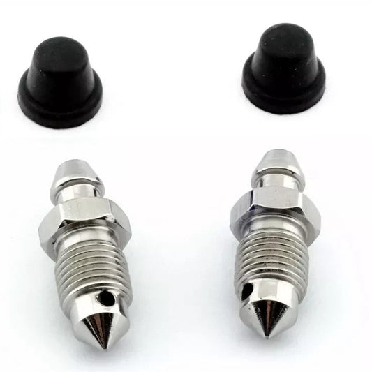 Subaru UK & JDM Brembo Brake Caliper Bleed Screw Nipple Pack Of 2 pcs With Caps.11