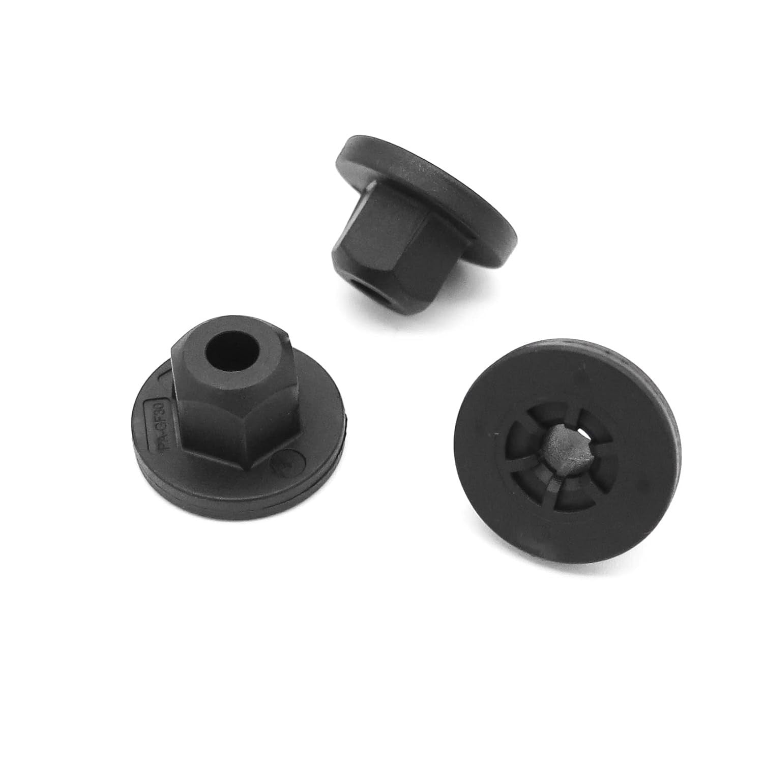 Land Rover Wheel Arch Liner Plastic Trim Fastener Hex Nut M6 RYH500780 - 10 Pcs.10