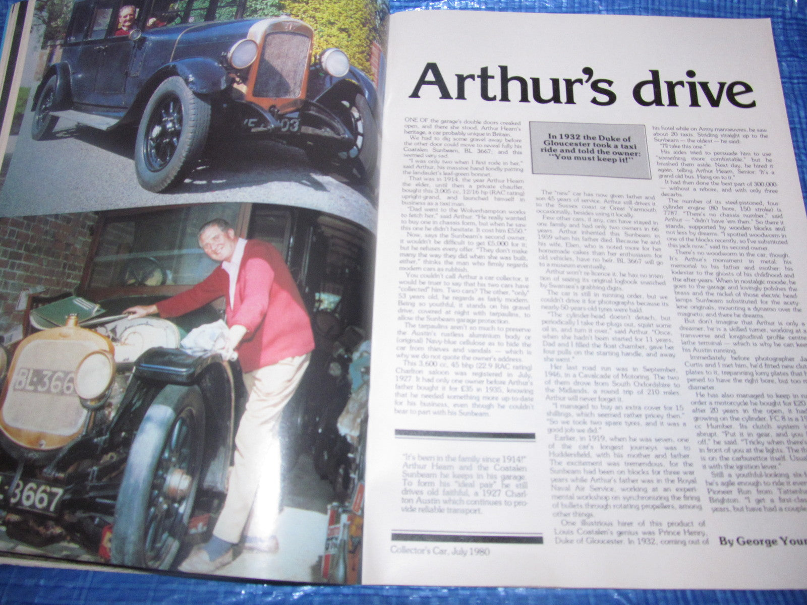 1980 JULY COLLECTORS CAR MAGAZINE / ROLLS ROYCE CITROEN MG AUSTIN 7 RACER  #bk19