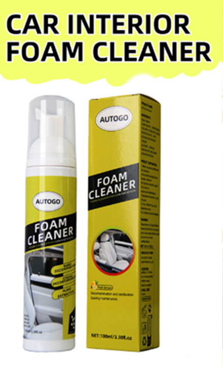 Deep Penetrating Cleaning Foam Spray for Leather & Fabric –  AUTOGO Lemon Fresh20