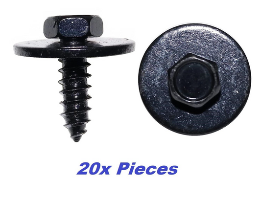 BMW Under-tray Wheel Arch Bumper Mounting Hex Screw with Washer 07147129160 20pc0