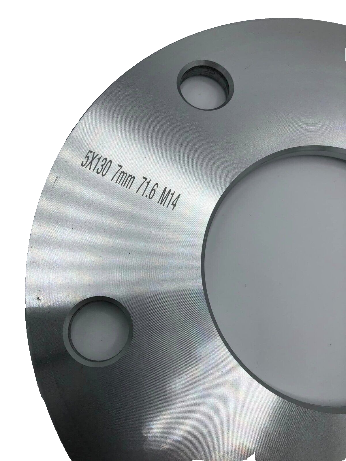 Porsche Wheel Spacers 7mm + Extended OE Bolts Set Of 2 in Silver 5x130 PSR9Line8