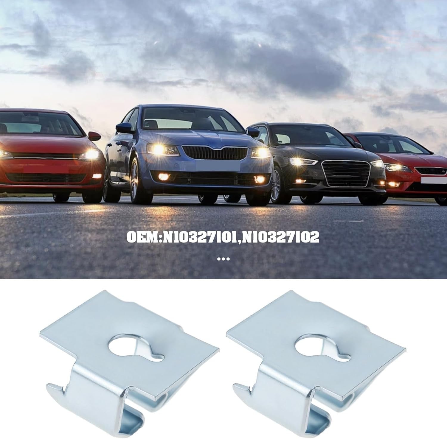 V.A.G Wheel Arch Liner Speed Nut Screw Clip Fastener for Weather Shield Panels 55