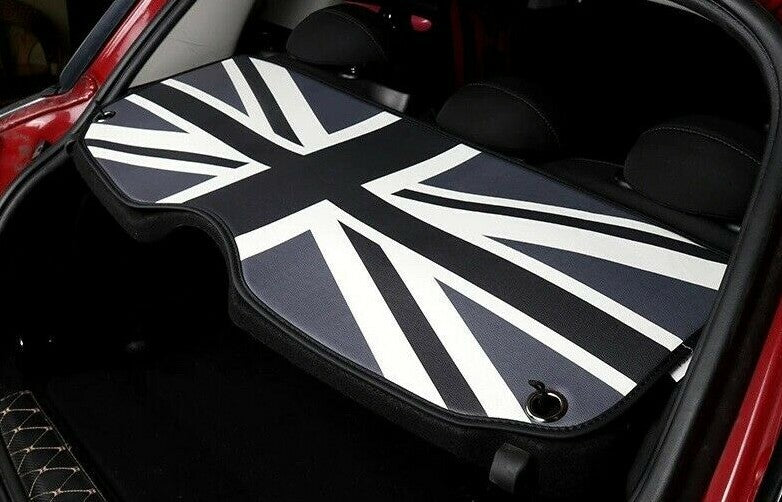 Parcel Shelf Leather Pad Union Jack Grey For Mini R56 2006 - 20140