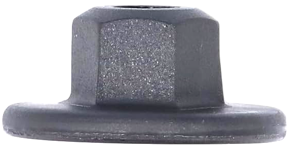 Car Arch Liner Splash Shield 10mm Hex Plastic Flanged Nut Pack of 15 Fastenings.16