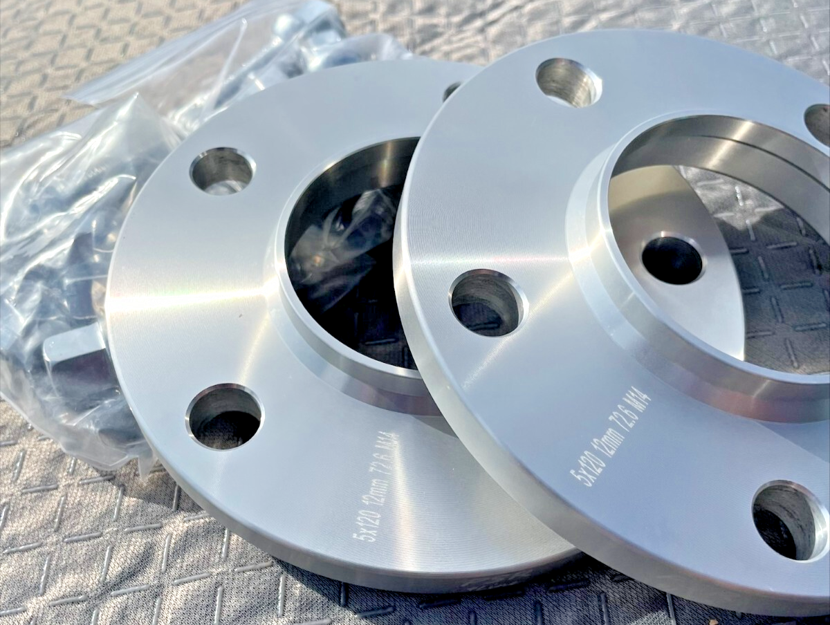 BMW Wheel Spacers 12mm F/G-Series Hubcentric Pair 5x120 72.6mm M14 PSR9Line22