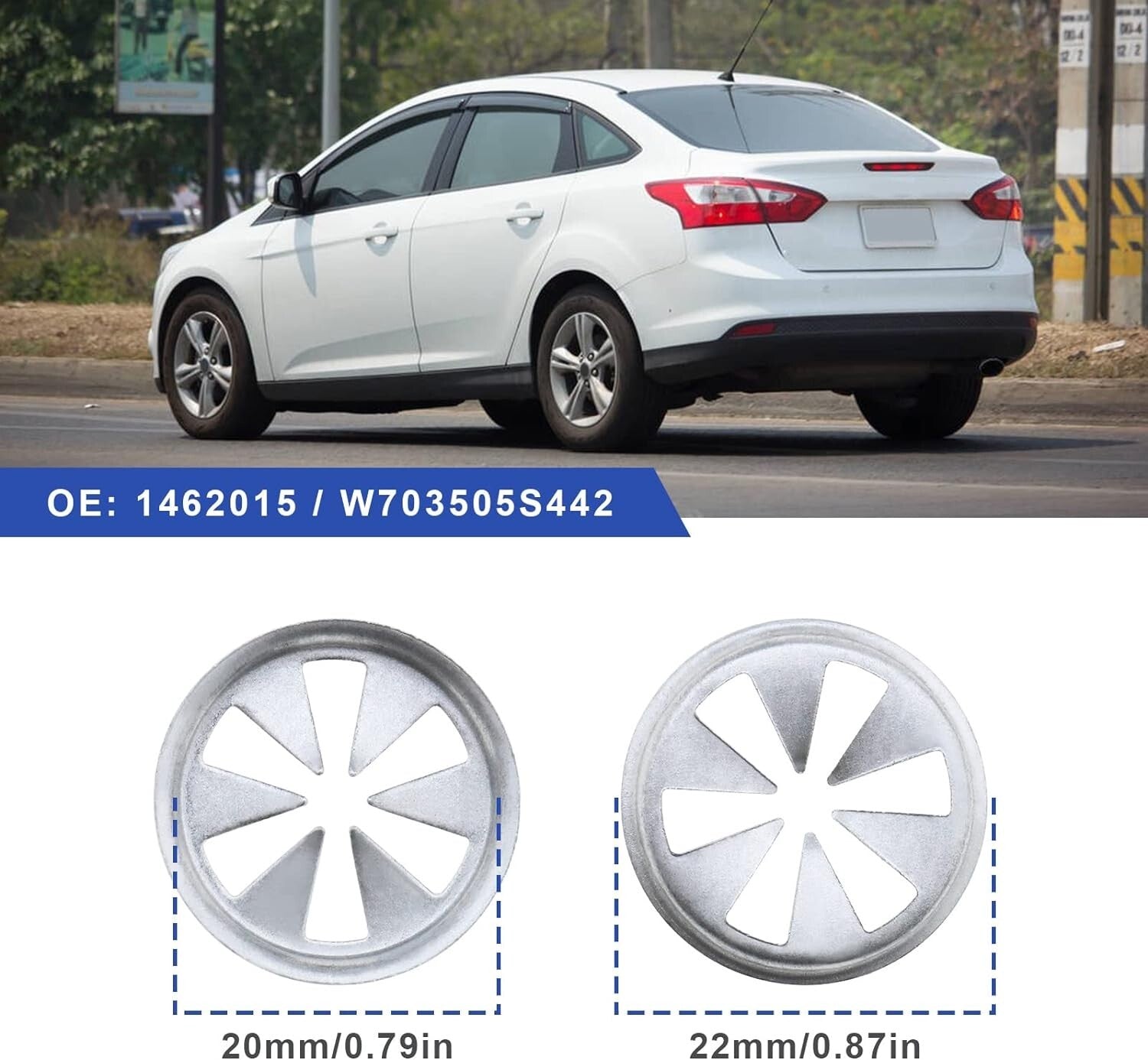 FORD Under Bonnet Sound Deadening Clip Star Washers X 103