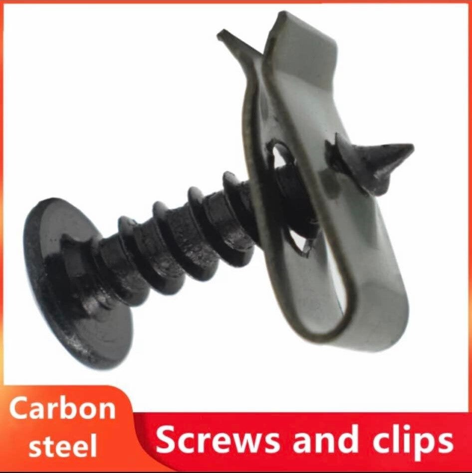 Trim Panel Undertray Splashguard Speed Fastener Self Tapping Screws U Clips x105