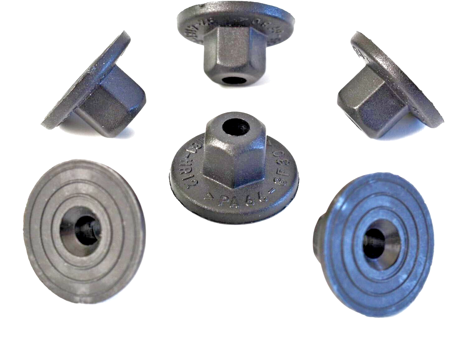 VW UNTHREADED PLASTIC NUTS ENGINE COVER UNDERTRAY SPLASH GUARDS 8E0825265C 20pcs19