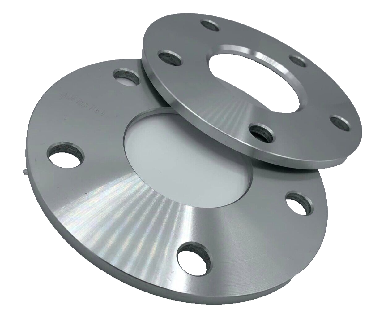 Porsche Wheel Spacers 7mm + Extended OE Bolts Set Of 2 in Silver 5x130 PSR9Line11