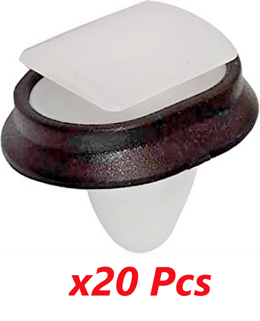 FIAT Exterior Side Trim Clip x20 Pcs Fiat # 71728806 Ducato 1 2 3 Fiorino Qubo0