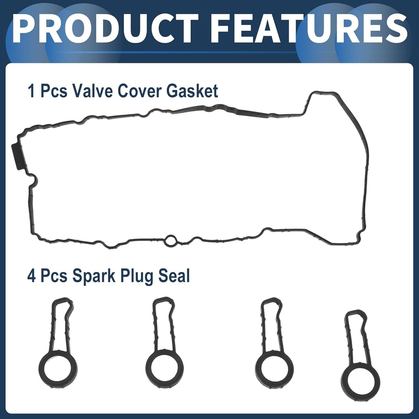 BMW 2.0 N47 Camshaft Cover Gasket Kit – 1/3/5 Series, X1/X3/X5, Premium Leak Fix13
