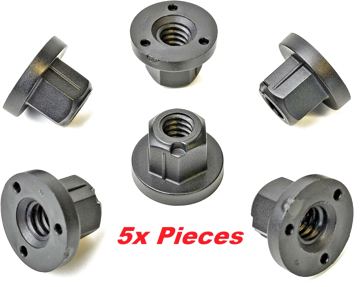 THREADED TRIM & BUMPER FIXING NUT VW AUDI SEAT SKODA PORSCHE x5 Qty OE N910189010