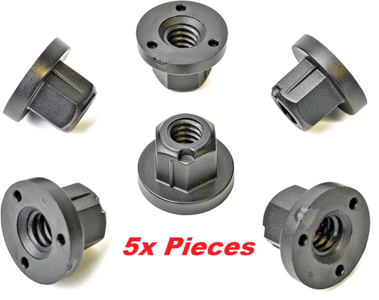 THREADED TRIM & BUMPER FIXING NUT VW AUDI SEAT SKODA PORSCHE x5 Qty OE N910189010