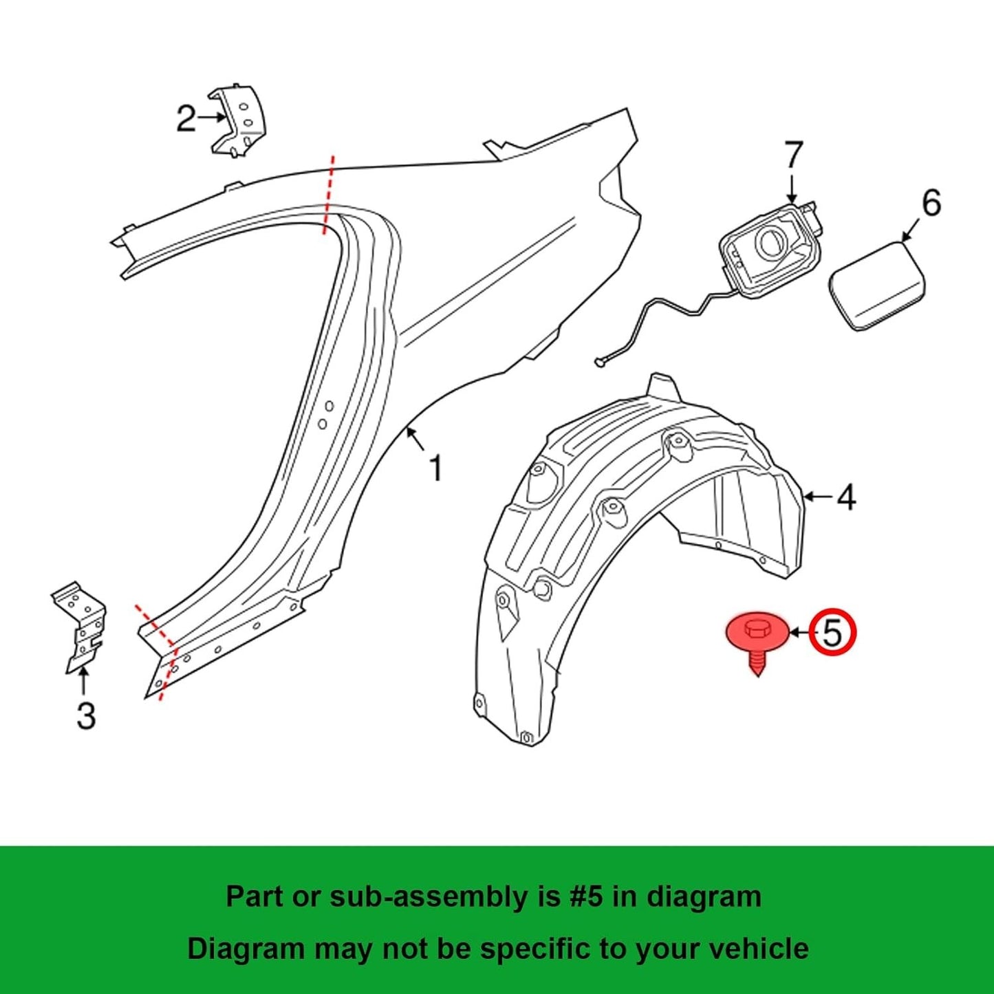 MINI Hex Screw Bolt Captive Washer Fixing of Bodywork and Trim Panels Pack 10 Pc11