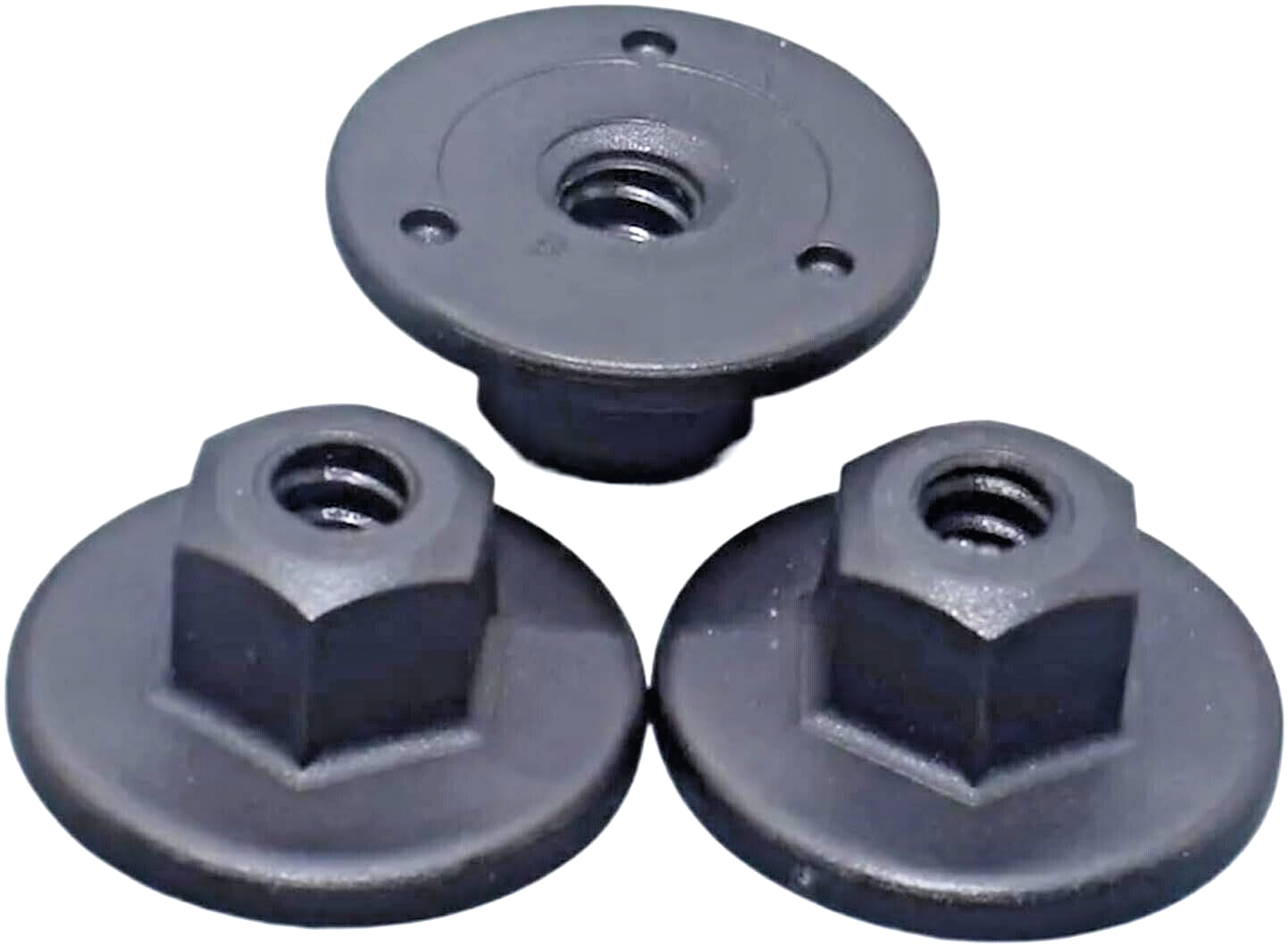 15x BMW MINI 10mm Hex Head Plastic Self-Threading Trim Fixing Nut Splash Gaurds11