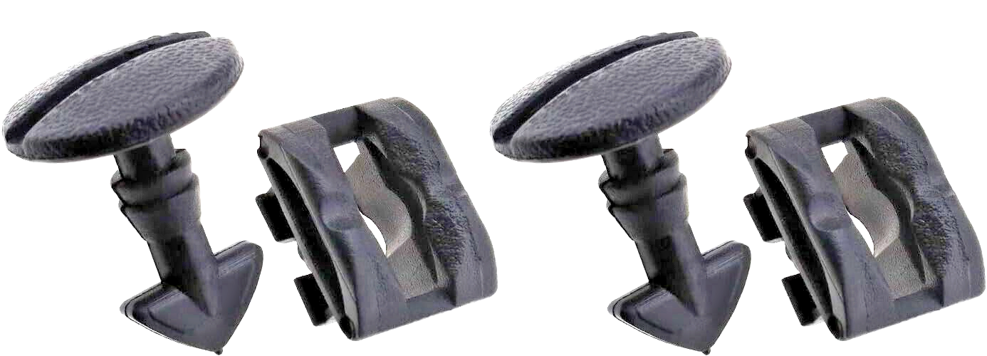 Land Range Rover Bumper Tow Cover Twist Bolt & Receiver x4 Sets DYR & DYF 5000107