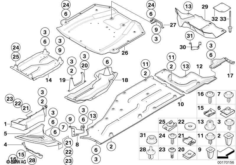 Land Rover Bodywork Trim Panel 8mm Expanding Rivet Interior & Exterior - 10 Pcs.8