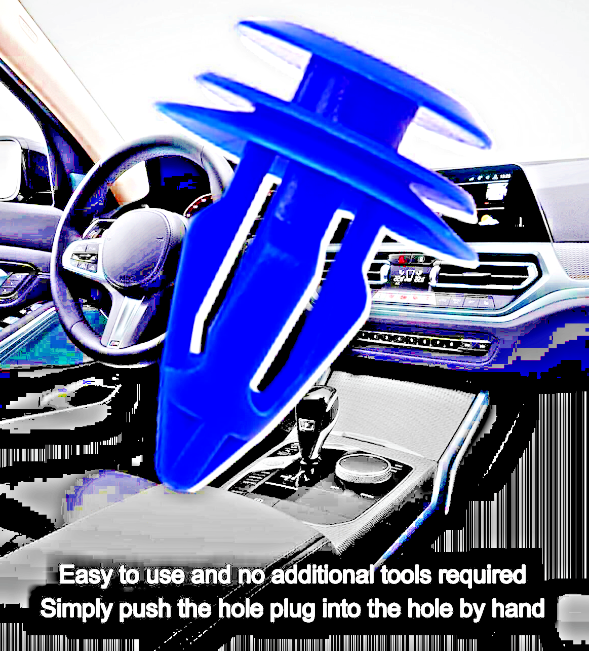 Land Range Rover Blue Trim clips 20 Pcs  Evoque Discovery 5 Disco Sport LR02725510