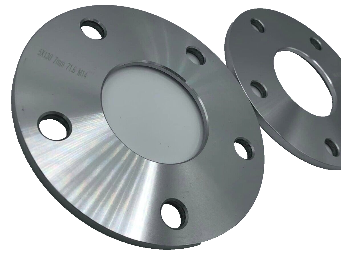 Porsche Wheel Spacers 7mm Set Of 2 in Silver 5x130 PSR9Line9