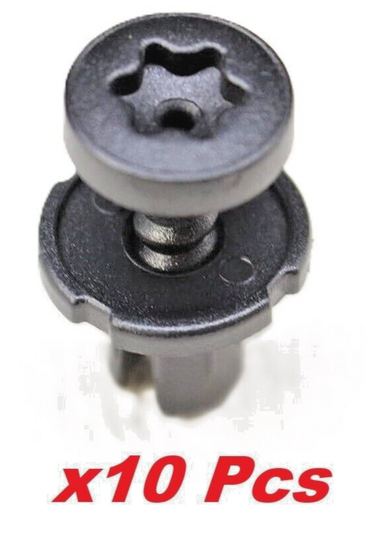 Citroen Torx Head Plastic Screw Fit Trim Rivet x10 Pcs #6555LE0