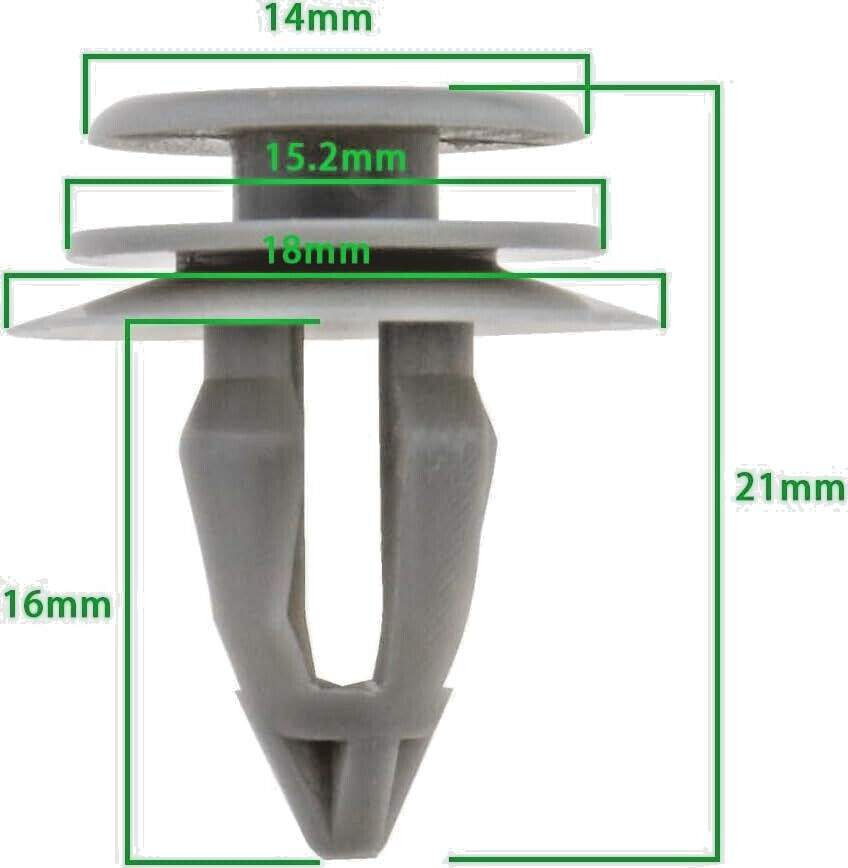 BMW Interior Trim Clips White # 51437001491 Fits Many Models 1998 - 2021 Qty 20.1