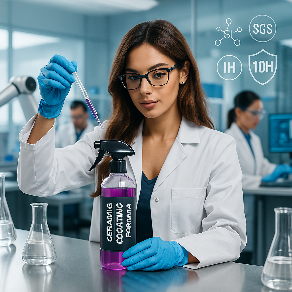 Professional-Grade Ceramic Coating Kit - 10H Scratch Resistance 12 Month Cover.18