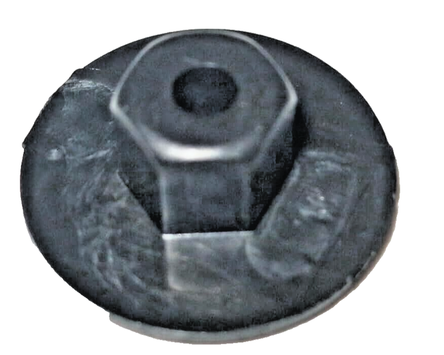 Hex Head Plastic Flanged 10mm Nut x5 pcs Arch Liner, Splash Guard, Underbody7