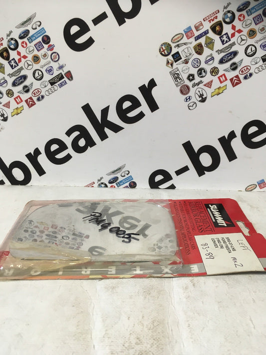 Ford Fiesta MK2 Left  Side Replacement Door Wing Mirror glass0