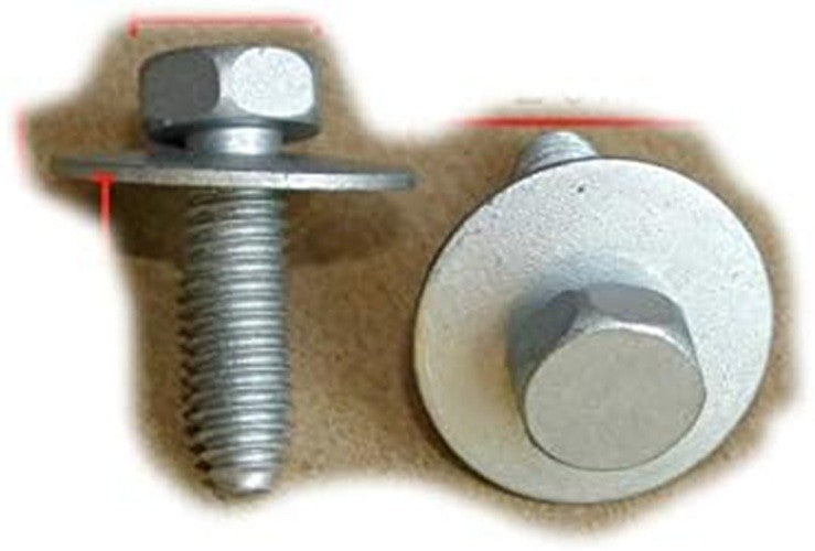 Body Work Metal Trim Fixing Bolt & Captive Washer M6x18mm Galvanised -  Pack #1018