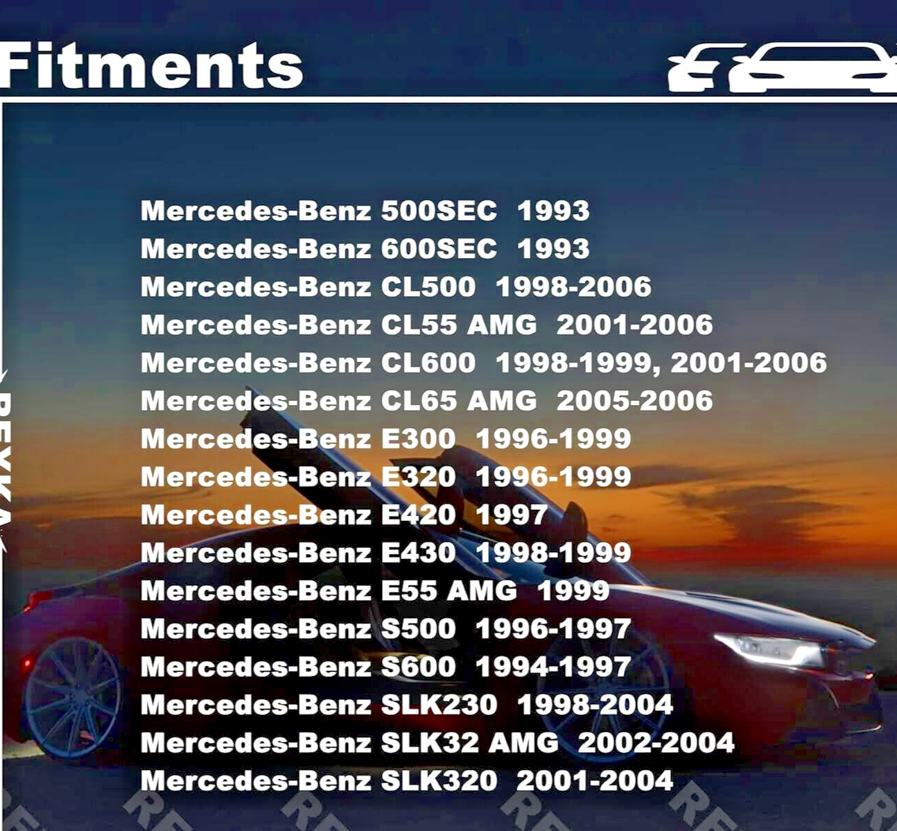 Engine Undertray Splashgaurd Fixing Screws Large Captive Washer for Mercedes x104