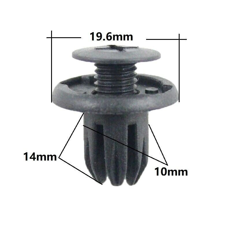 BMW Wheel Arch Liner Splash Guard Trim Expanding Clip 1  & 2,E F X Series 5 Qty6