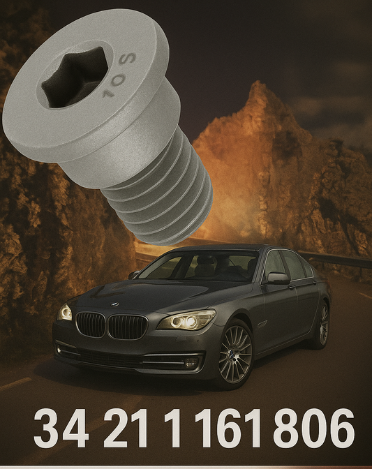 BMW Inner Hex Mounting Bolt One Piece For Brake Disc Rotor 1 3 5 6 7 X Z Series.0