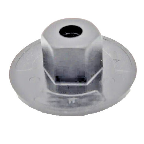 Hex Head Plastic Flanged 10mm Nut x5 pcs Arch Liner, Splash Guard, Underbody5