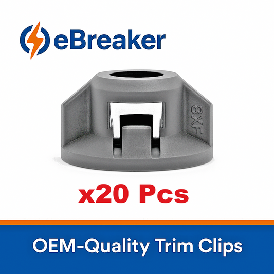 LEXUS Wheel Arch Liner Fixing Clip Plastic Wing Nut Black Prius Rav 4 C-HR 20 pc0