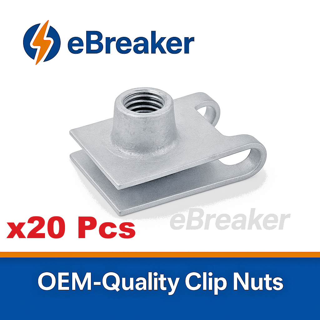 VAUXHALL C-Clip M6 Spire Nut Under Body Weather Sheild Trim Panel Galvanised -200